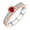 Red, variant on 1ct Moissanite Engagement Rings for Women D Color VVS1 Clarity Red/Blue/Green Diamond Rings S925 Sterling Silver Rings Gifts Moissanite Wedding Bands with Certificate