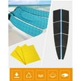 thumbnail image 3 of facefd Non-Slip Surfboard Traction Pad Deck Mat EVA Foam for Skimboard Blue, 3 of 8