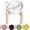 Angle White, variant on LE TAUCI Slow Feeder Dog Bowls Ceramic, 1.5 Cups Dog Food Bowl, Puppy Slow Feeder Dish for Fast Eaters,Pink Bloom