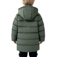 thumbnail image 5 of ITSAME Boys Hooded Puffer Jacket (5-14) Mid Length Thermal Quilted Winter Parka Coat with Flap Pockets Size 11, 5 of 9