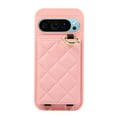 thumbnail image 6 of TECH CIRCLE for Google Pixel 9 Pro/Pixel 9 Case, Quilted PU Leather Magnetic Clasp Shockproof Cover Card Holder Shoulder Strap Mirror Ring Stand Flip Wallet Case for Google Pixel 9 Pro/Pixel 9,Pink, 6 of 6