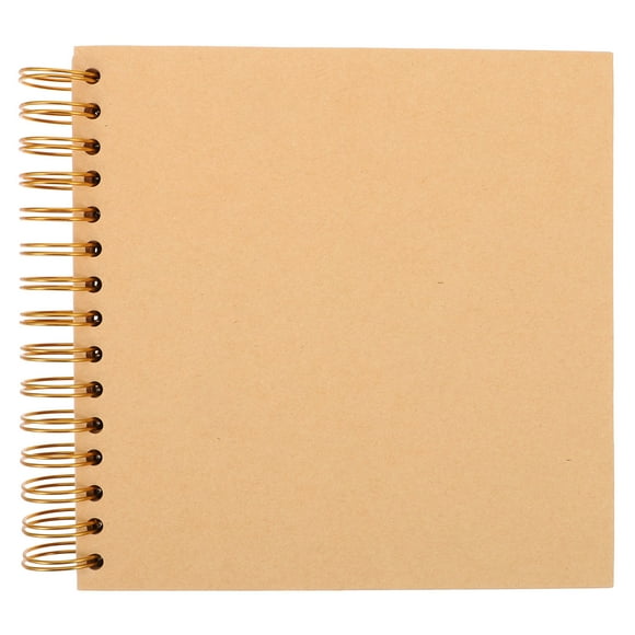USHOBE vintage photo album DIY Photo Album Light Brown 1Set for Photography Enthusiasts Weddings