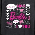 thumbnail image 3 of Barbie -  Valentine's Collage - Women's Lightweight French Terry Long Sleeve Shirt, 3 of 5
