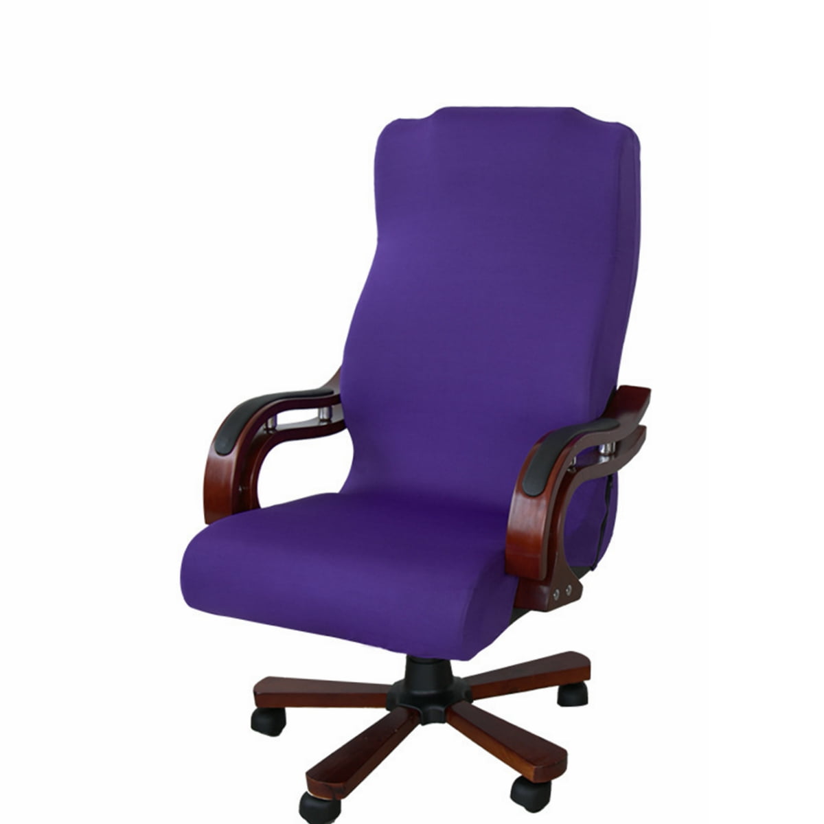 Office Swivel Computer Chair Seat Cover Side Zipper Design Arm Chair