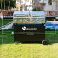 thumbnail image 6 of KingChii Propane Gas Grill and Griddle Combo, 2 in 1 Dual Outdoor BBQ with 45,000 BTU for Outdoor Patio Cooking Barbecue, 6 of 14