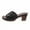 Black, variant on CFLVAEK Women's Low Block Chunky Heel Sandals Slip on Comfortable Casual Summer Sandals for Daily Wear Plus Size Open Toe Shoes 2025 Size 7.5