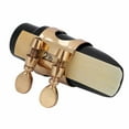 thumbnail image 4 of Soprano Sax Saxophone ABS Mouthpiece with Cap Metal Buckle Reed Pads Musical Instruments, 4 of 10