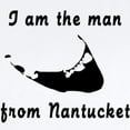 thumbnail image 2 of CafePress - Man From Nantucket Body Suit - Baby Light Bodysuit, Size Newborn - 24 Months, 2 of 4