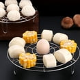 thumbnail image 4 of WE-POLUJ Stainless Steel Circle Roasting Rack 6.3/7.8/9.5/11in Insert Kitchen Cookware, 4 of 20