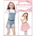 thumbnail image 4 of AWAYTR 4PCS Kids PU Leather Belts for Girls, Heart Shape Metal Buckle, Adjustable Hole Design, Cute Skinny Belt for Uniform Dress Jeans Casual Wear, 4 of 8