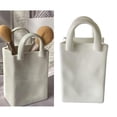 thumbnail image 3 of 2 Pieces Ceramic Vase Handbag Shape flower arrangement desktop home garden Zulema none, 3 of 8