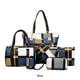 thumbnail image 3 of Conjunto de estuche para llaves Sonducket con monedero y bolso de PU azul, 3 of 6