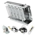 thumbnail image 2 of 279838 Dryer Heating Element Replacement for Whirlpool Kenmore Maytag Amana Dryer with Thermostat Thermal Fuse, Replaces 2406026 3403585 w10724237, 2 of 8