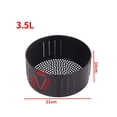 thumbnail image 2 of Billuyoard Cesta para freidora de aire, antiadherente, resistente al calor, para el hogar, comedor, Hotel, freír alimentos, sartén para hornear, Herramientas y accesorios para hornear 3.5L, 2 of 6