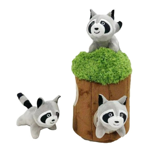 4 Pieces Fun Hide Seek Dog Toy Creaking Hide Seek Pet Toy Useful Pet Supplies