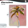 thumbnail image 4 of Stupell Industries Contemporary Pink Palm Summer Oasis Canvas Art, 36 x 48, by The Prints Vibe, 4 of 8
