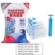 thumbnail image 1 of 7-11 piezas Bolsas de vacío reutilizables Bolsas de almacenamiento al vacío para bolsa de tela comprimida con bomba de mano Organizador de manta de sellado para ahorrar espacio de viaje, 9 piezas, 1 of 5
