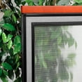 thumbnail image 3 of 48-1/4"W x 73-1/2"H Deluxe Office Partition Panel with Partial Window, Gray, 3 of 4