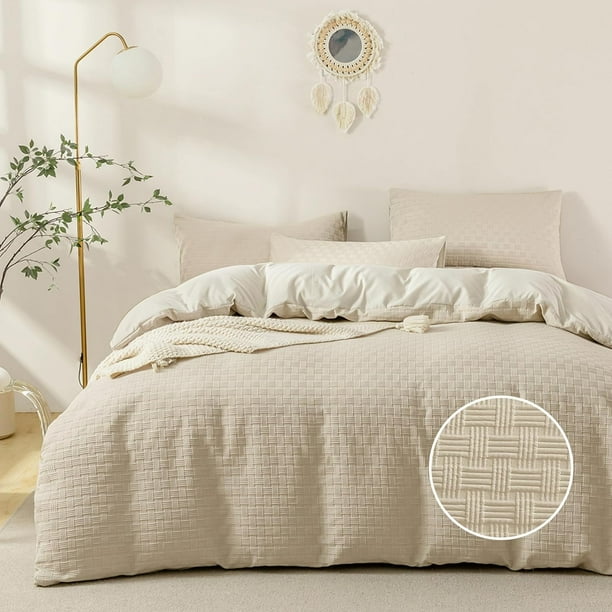 Funda Nórdica Queen Size - 3 piezas de microfibra suave y transpirable de punto