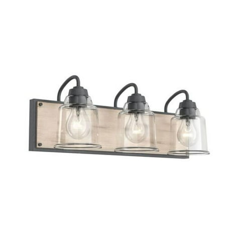 

Kichler 37523 - Augustine 22 3-Light Weathered Zinc Bathroom Vanity Light