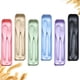 thumbnail image 1 of Utensilios reutilizables, 6 juegos de cubiertos de paja de trigo con funda, cubiertos portátiles de viaje, tenedores, cucharas, cuchillos, ecológicos, sin BPA, para picnic y camping, 1 of 4