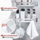 thumbnail image 3 of Juego de 2 estantes de aluminio TANGJMXG para ducha con ganchos sin taladrar cesta de ducha, 3 of 5