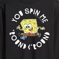 thumbnail image 3 of SpongeBob SquarePants - You Spin Me Round And Round - Men's Long Sleeve T-Shirt, 3 of 6