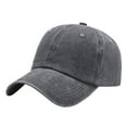 thumbnail image 3 of UTSJKR Baseball Cap Golf Dad Hat Adjustable Original Classic Low Profile Cotton Hat Unconstructed Plain Cap Men Women Gray, 3 of 3