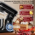 thumbnail image 2 of Batidora de Pedestal Planetaria Honinst 10 Velocidades Uso Doméstico Tazón de 4QT, 2 of 8