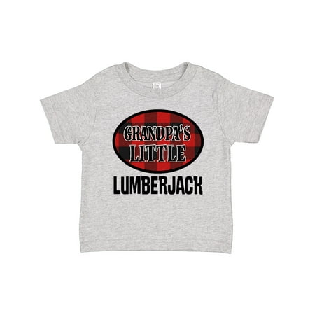 

Inktastic Grandpa Little Lumberjack Gift Toddler Boy Girl T-Shirt