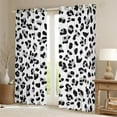 thumbnail image 2 of Manfei Gray Cheetah Print Black Out Curtains, Wild Animal Curtains Pack of 2 (42x63 Each), Aesthetic Leopard Print Bedroom Curtains, Luxurious Room Decor, 2 of 6