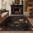 thumbnail image 6 of GENIMO 2'x3' Halloween Doormat, Washable Non Slip Soft Whimsical Cat Outdoor Door Mat for Front Door Covered Porch Patio Entryway, Rustic Black, 6 of 6