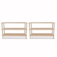 thumbnail image 1 of vidaXL 3-Tier Shoe Racks 2 pcs Solid Fir Wood, 1 of 4
