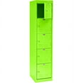 thumbnail image 2 of Sandusky 5-Tier Welded Storage Locker, 66"H, Electric Green, 2 of 2