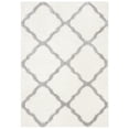 thumbnail image 3 of Parma Lyssa Geometric Shag Area Rug by Chateau Lyon, Cream/Grey, 6'7" x 6'7" Square, 3 of 9