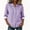 01-Purple, variant on Women's Striped Button Down Shirt Wrinkle Resistant Regular Fit Blouse Business Casual Work Tops Pink S