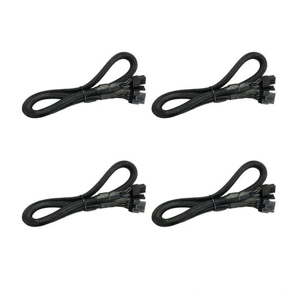 4X 8 PIN TO 8 Pin (6+2) PCIE VGA Supply Cable Flex for Supernova 650 750 850 1000 1600 2000 G2 G3 P2 T2 GS