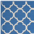 thumbnail image 5 of SAFAVIEH Montauk Nelson Geometric Cotton Area Rug, Blue/Ivory, 5' x 8', 5 of 6