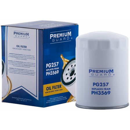 Premium PG257 Standard Life Oil Filter Fits select: 1996-2005 VOLKSWAGEN PASSAT, 1986-1989 NISSAN D21