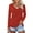Red, variant on JYLFC Womens V Neck T-Shirts Casual Basic Shirts Long Sleeve Tops, White L
