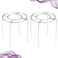 thumbnail image 5 of Raindrops Stainless Steel Cake Stand Set, Round Cooling Rack, Dishwasher Safe, 2 Pieces, 5 of 8
