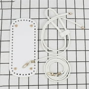 Kloware Bag Knitting Set Shoulder Strap Crochet Bag Handmade for Purse Making White