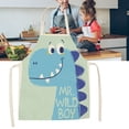 thumbnail image 4 of Dinosaur Kids Apron - Waterproof Polyester Aprons with Adjustable Strap and Pocket Kitchen Chef Bib Aprons for Children Boys Cooking, 4 of 7