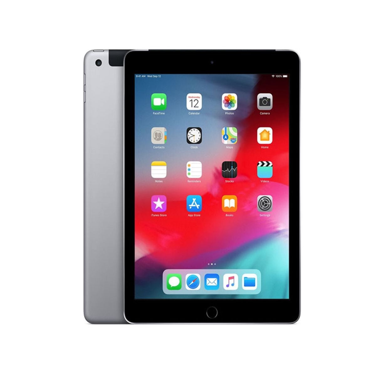Restored Apple iPad 6th Gen 128GB Wi-Fi, 9.7in Space Gray