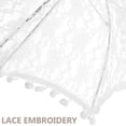 thumbnail image 4 of OULII Parapluie Mignon en Dentelle Parasol Rond Léger pour Voyage Photographie 1Ensemble, 4 of 8