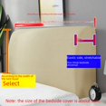 thumbnail image 3 of Funda de cama con todo incluido, funda de cama suave, funda de terciopelo de maíz, funda protectora para cama de 1,8 m, 3 of 5
