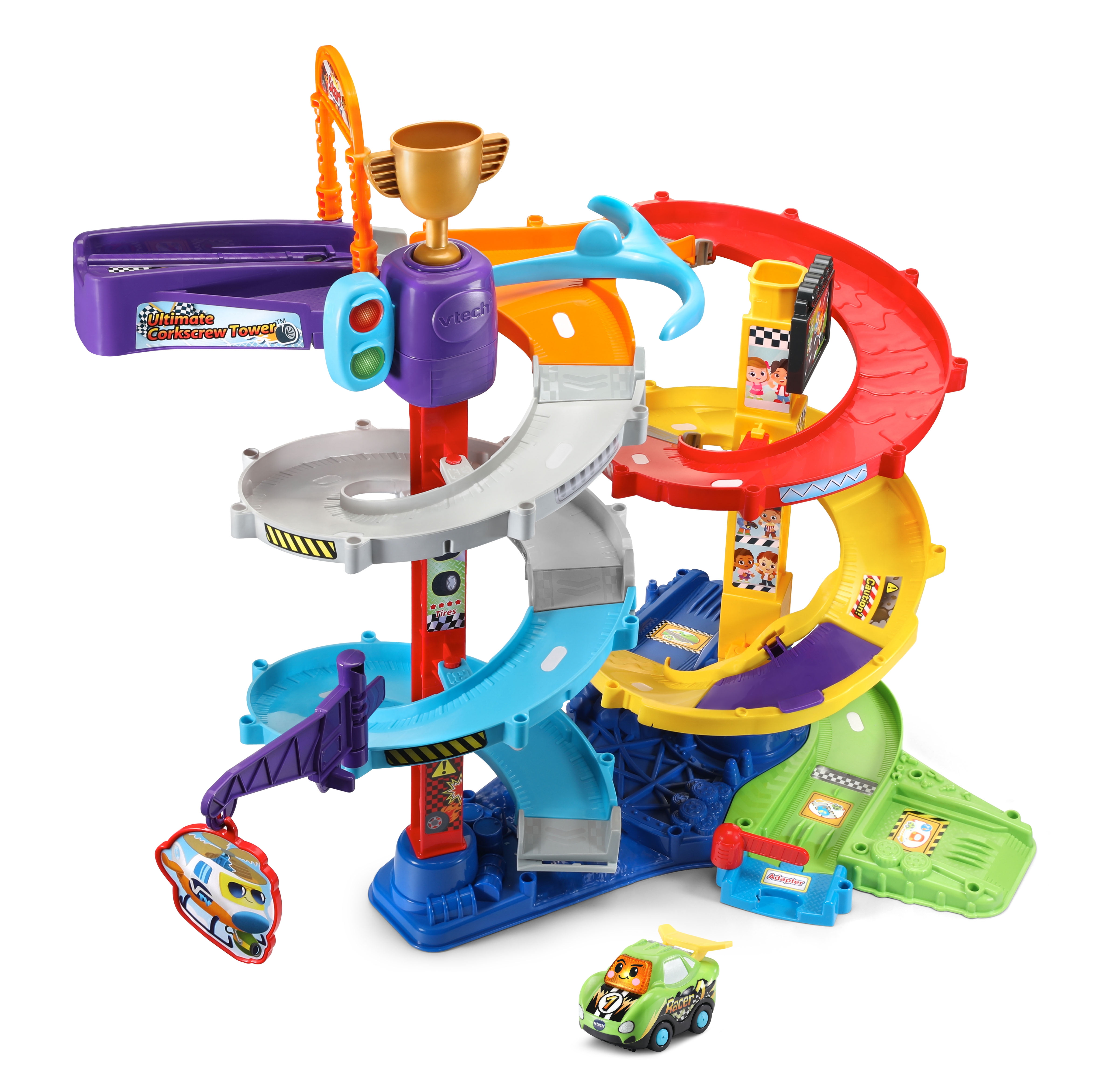 **FREE DELIVERY** 12 + Months VTech Toot Toot Drivers Twist And Race Tower 