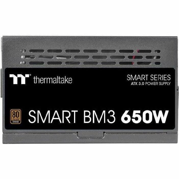 Thermaltake Smart BM3 650W 80Plus Bronze ATX 3.0 & PCIE 5.0 Ready Semi-Modular Power Supply; 105°C/221°F Japanese Capacitor; 5 Year Warranty; PS-SPD-0650MNFABU-3