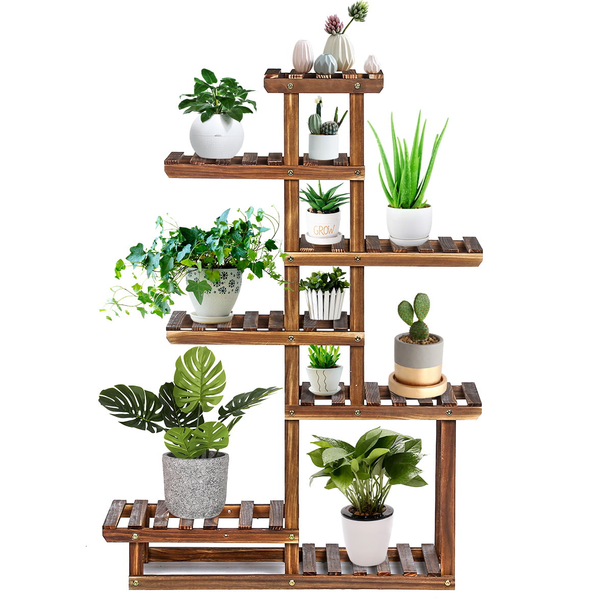 Tooca Plant Stand 44'' 7 Tier For Multiple Plants, Tall ...