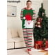 thumbnail image 3 of Conjuntos navideños a juego para la familia, pijamas de Papá Noel, padre, madre, niños, ropa de dormir para mamá y yo, Tops + Pantalones a rayas, 3 of 4